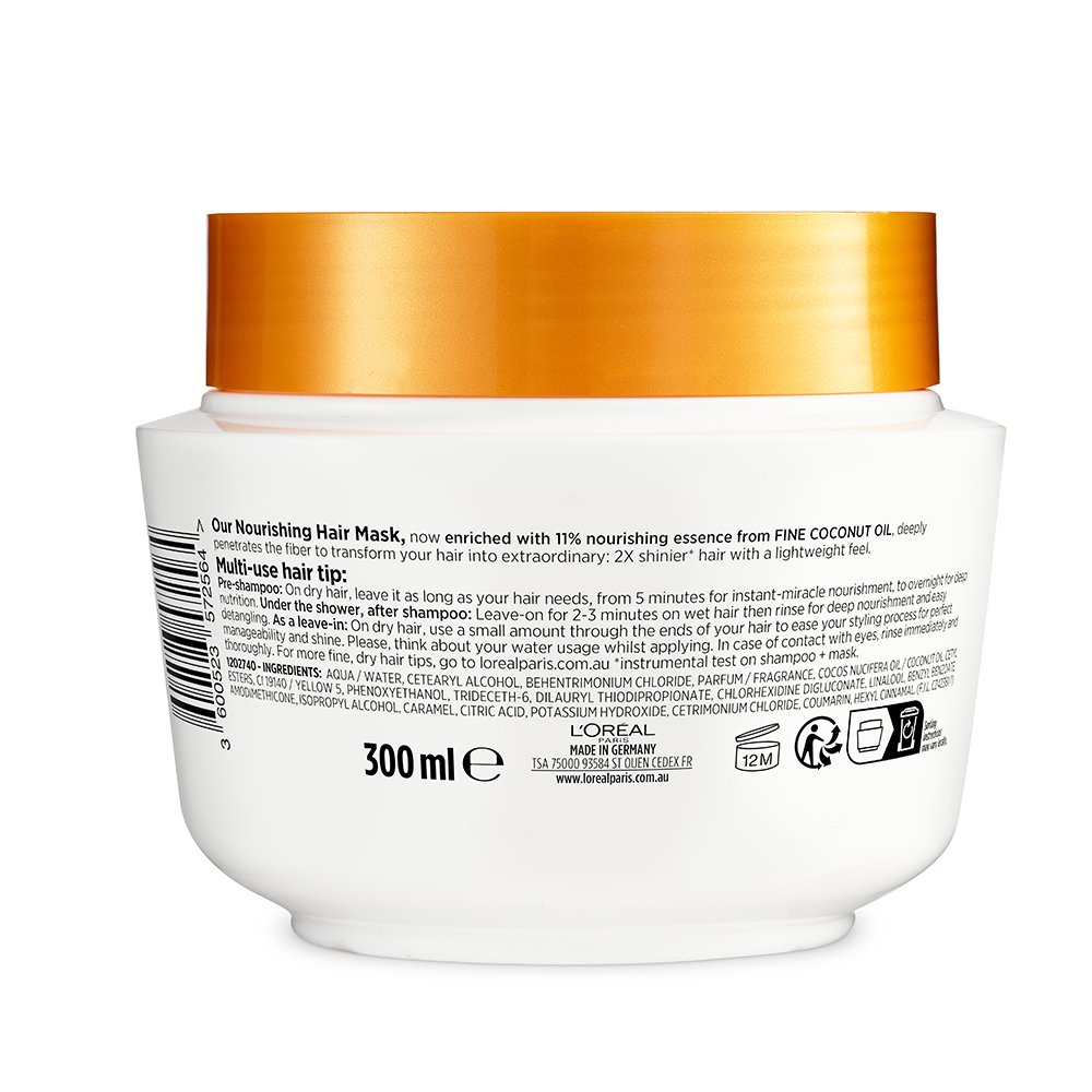 Coconut Hair Mask 300ml Back